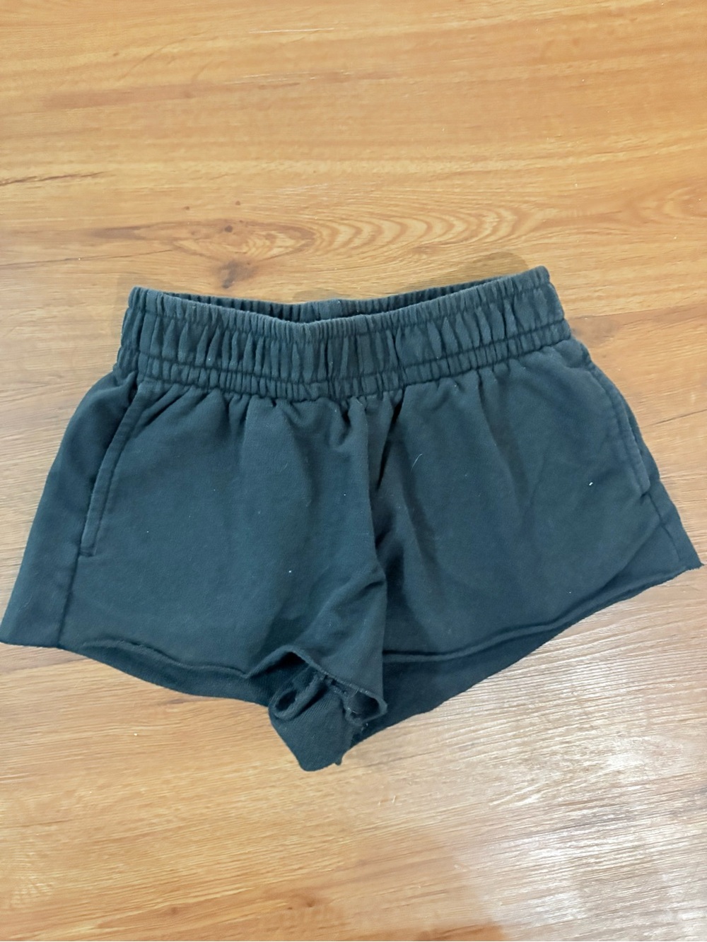 wild fable Black Athletic Elastic-Waist Shorts